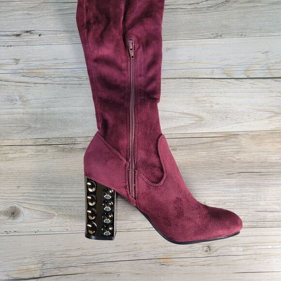 Carlos by Carlos Santana Quantum Over-the-Knee Boots Sz 7.5M - Picture 4 of 13